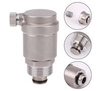 JoyousMall Válvula de escape automática, válvula de liberación de acero inoxidable DN15 DN20, válvula de ventilación automática de acero inoxidable 304