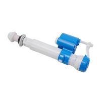 JoyousMall Válvula de llenado de cisterna de inodoro G1/2, entrada inferior de altura ajustable, entrada de nivel de agua de 21-32 cm, válvula de llenado de tanque de plástico silenciosa para baño
