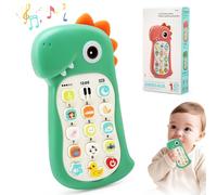 JoyPlus Juguetes Moviles para Bebes 6 9 12 Meses, Teléfono Juguete para Niños 1 Año con Sonidos y Canciones, Interactivo Juguetes Musical para Niños 1 2 3 Años, Juguetes Educativos de Música Regalos