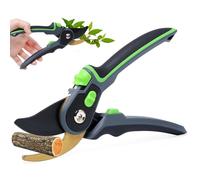 JoyPlus Tijeras de Jardín de Premium, Tijera de Jardín Profesional con Hoja SK5, Tijeras de Podar con Cierre de Seguridad y Asa Antideslizante, Tijeras de Jardinería Profesionales, Diseño Ergonómico