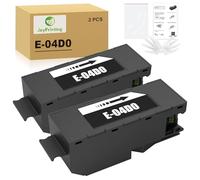 JoyPrinting Caja de mantenimiento de tinta compatible 04D0 T04D0 C13T04D000 de repuesto para Epson ET-7700 ET-7750 L7188 (2 unidades)