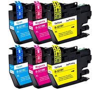 JoyPrinting Multipack,Cartucho de tinta de repuesto para Brother LC3219XL LC3219 LC3217 compatible con MFC-J5330DW MFC-J5335DW MFC-J5730DW MFC-J5930DW MFC-J6530DW (2 unidades, 2 amarillo, 6 unidades)