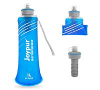 joypur 1000 ML Botella de agua para camping de con filtro plegable para actividades al aire libre (Azul)