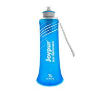 joypur Botella Plegable de 1000 ml con Filtro de 0.01µm, Filtro de Agua Portátil de 5000 Litros para Acampar y Senderismo, Purificador Personal de 100g Ultraligero para Mochila y Viajes, Azul