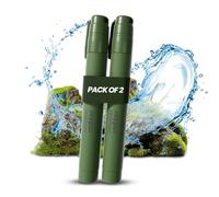 Joypur Filtro de Agua Portátil Outdoor - Elimina 99,9999% Bacterias y Virus - Ligero y Compacto para Acampada, Senderismo, Survival - Filtro Alto Rendimiento para Agua Potable Limpia (vert*2)