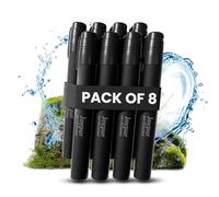 Joypur Paille Filtrante de Survie- Purificateur d'Eau pour Randonnée Camping Bushcraft - Filtre à Eau de Poche,Accessoires Survivalisme Equipement Kit.(noir*8)