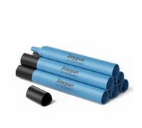Joypur Paja Filtrante Triangular de 45g, Filtro de Agua Portátil de 0.01µm para Acampar y Senderismo, Purificador Personal Ultraligero para Mochila, Supervivencia y Viajes (Azul * 6)