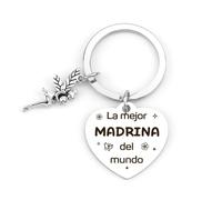 JoyrnalK Regalo Madrinas Regalos Para Madrinas Regalo Cumpleaños Madrinas Regalo Madrina Cumpleaños Regalos De Agradecimiento Madrina Llavero Regalos Dia De La Madre Y Mujeres Regalo Madrina Navidad