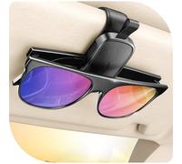 JOYROOM 2026 Soporte de Gafas de Sol para Coche, Clip Magnético para Gafas de Sol, Clip Universal de Cuero para Gafas de Sol, Soporte de Gafas de Sol Compatible con Todas Las Gafas de Sol (Negro)