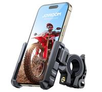 JOYROOM 2026 Soporte Movil Bicicleta, Soporte Movil Moto Antivibración,【1S Liberación】 Universal Porta Manillar para iPhone 17/16/15 Pro MAX, Samsung Galaxy S25/S24/S23 Ultra, 4.7”-7” Smartphones