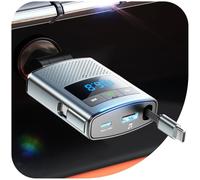 JOYROOM 90W Transmisor FM Bluetooth 6.0 Coche, 【100cm Cable Retráctil】 2026 Manos Libres 24V/12V Cargador Coche Carga Rápida, AccesoriosCoche Interior para iPhone 17/Samsung S26