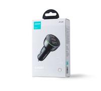 Joyroom car charger 3-in-1, (c+c+u) bluetooth fm transmitter, pd 70w,