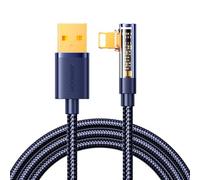 Joyroom gaming cable lighning (angled) - usb (straight) cable 2.4a, 48