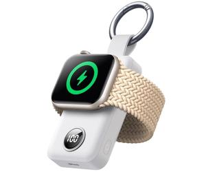 JOYROOM Powerbank para Apple Watch, 2000 mAh Cargador Inalámbrico Portátil para Apple Watch Series 11/10/9/8/7/6/5/4/3/2/1/SE/SE2/SE3/Ultra 3/Ultra 2/Ultra, Cargador Magnético