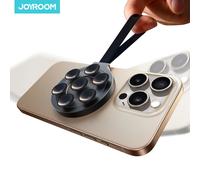 Joyroom-soporte magnético con ventosa para teléfono, soporte de anillo para teléfono, espejo manos libres colorido Universal, soporte para teléfono de ducha Negro