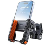 JOYROOM Soporte Movil Bicicleta, Soporte Movil Moto【Antideslizante Antivibración】Soporte Teléfono Motocicleta 【1S Desmontaje】Universal Porta Manillar para iPhone 17/16, Samsung S26 4.7"-7" Smartphone