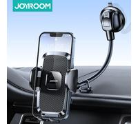 Joyroom Soporte para teléfono para coche 360 ° Soporte para teléfono con ventilación de aire para parabrisas, manos libres, Universal, brazo largo Flexible, vista más amplia, 9 pulgadas Dashboard