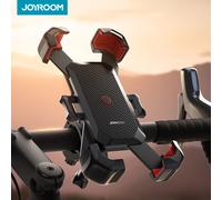 Joyroom Soporte universal para teléfono para bicicleta para teléfonos de 4,7-7 pulgadas 360 ° Ver soporte para teléfono de bicicleta a prueba de golpes para iPhone Xiaomi Samsung Black and Red