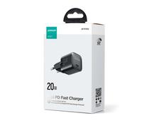 Joyroom travel charger mini type-c, pd 20w, black (jr-tcf02)