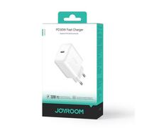 Joyroom travel charger type-c. pd 30w, sfc, pps, white (jr-tcf24)