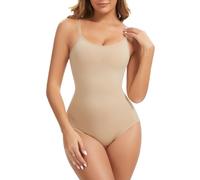 Joyshaper Mujeres Shapewear Bodysuit Control Del Vientre Shaping Escultura Cuerpo Shaper V Cuello Correas de Espagueti Cuerpos