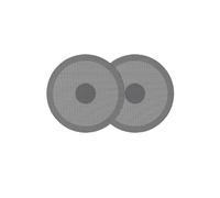 JOYSOG Filtro de polvo para ventilador PS5, 2 cubiertas antipolvo para ventilador PS5 Slim disipador de calor, red de polvo/cubierta de disipador de calor accesorios, Black, Filtro de polvo para