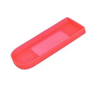 JOYSOG Funda protectora de silicona para salpicadero de scooter Xiaomi 6/6 Lite E-Scooter con pantalla antiarañazos (rojo)