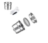 JOYSOG Kit de cápsulas de café recargables de acero inoxidable para máquinas de café illy X7/illy Y3/illy Y5, cápsulas de filtro de cápsulas reutilizables