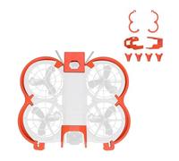 JOYSOG Neo 2 - Equipo de aterrizaje para DJI Neo2 Drone Propeller Guard anticolisión Gimbal Bumper Tail Wing Accesorios (Naranja y para con transmisión de figura digital)