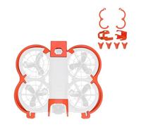JOYSOG Neo 2 - Equipo de aterrizaje para DJI Neo2 Drone Propeller Guard anticolisión Gimbal Bumper Tail Wing Accesorios (Naranja y para Sin Transmisión Digital de Figura)