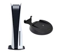 JOYSOG PS5 - Consola estándar de soporte, soporte PS5 2 en 1, soporte para consola de juegos PS5 vertical y soporte horizontal con tornillos