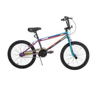 JOYSTAR Bicicleta BMX infantil de 20 pulgadas para niños y niñas de 7 a 10 años, bicicleta Freestyle para principiantes con dos frenos de mano y 2 clavijas, revestimiento al vacío en tres colores