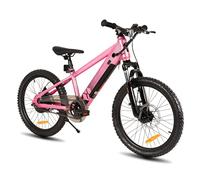 JOYSTAR Bicicleta eléctrica de 20 pulgadas para niños y jóvenes a partir de 7 años con motor sin escobillas de 250 W, bicicleta de montaña eléctrica de 15 millas y 15 MPH con batería extraíble, color