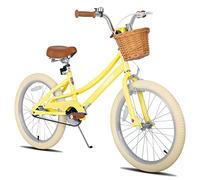 JOYSTAR: Bicicleta para niñas de 12, 14, 16, 18 y 20 Pulgadas, para niñas de 3 a 11 años, con ruedines y Cesta