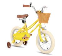 JOYSTAR: Bicicleta para niñas de 12, 14, 16, 18 y 20 Pulgadas, para niñas de 3 a 11 años, con ruedines y Cesta