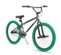 JOYSTAR Gemsbok 24 Pulgadas BMX Freestyle para niñas 8-13 años, 24 Pulgadas Bicicleta para niños, Verde
