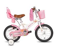 JOYSTAR Little Daisy 12/14/16 Pulgadas Bicicleta Infantil para niñas de 2 a 7 años,Bicicleta para niñas con Ruedas de Entrenamiento y Asiento y Cesta para muñecas