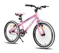JOYSTAR Lubbock - Bicicleta de montaña para niños y niñas de 7 a 11 años de edad, color rosa