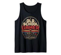 Joystick Arcade Old School Gamer de 8 bits para Siempre Camiseta sin Mangas