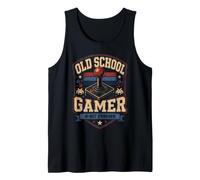 Joystick Arcade Old School Gamer de 8 bits para Siempre Camiseta sin Mangas