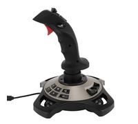 Joystick Controlador de Simulación de Vuelo para PC, Joystick de Vuelo para PC, Joystick de Control de Simulador de Vuelo con Cable con Función de Vibración Control del