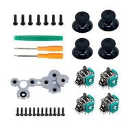Joystick de repuesto con kit de tornillos de destornillador, sin deriva, joystick analógico para Xbox One, sensor de efecto Hall, reparación de palillos de pulgar