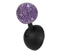 Joystick elegante con diseño de diamantes de imitación con un botón para varios vehículos (morado)