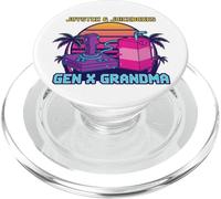 Joystick & Juiceboxes Gen X Grandma Retro 80s 90s Gamer PopSockets PopGrip para MagSafe