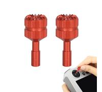Joystick Mando Compatible para DJI, Palanca DJI RC de Aleación de Aluminio Rojo, Piezas de Repuesto Compatible con RC 1, 2, Air 3, Mini 3 Pro