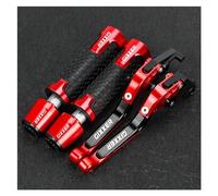 Joystick Moto Puños De Moto, Palancas Embrague Freno, Extremos Manillar para Suzuki GIXXER 250 SF 250SF 150 125(Red)