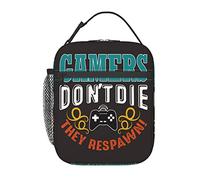Joystick para juegos Bolsa de almuerzo portátil Bolsa de comida aislada Fiambrera reutilizable Juego Cita y decir Bolsa más fresca Contenedor de alimentos para la escuela Trabajo Viajes Picnic Camping