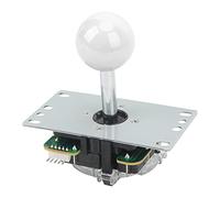 Joystick Sensible Rocking Ring Game Fighting Stick para Reproducción Clásica Aplicable para, Consolas de Juegos de Lucha (WHITE)