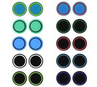 Joystick Thumbstick Grips,20 pcs PS5 Controller Sticks ps5 Controller Accessories Silicone Joystick Protection Attachments for Xbox One Series,Joystick Protection Attachments(Multiple Colours)