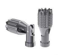 Joysticks de aleación para control remoto potensic, pulgar plegable y telescópico, para piezas de repuesto de gamepad de precisión, accesorios compactos gris plateado para (gris)